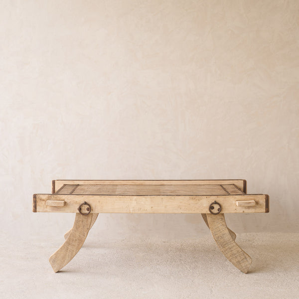 Vintage Teak Camel Cart