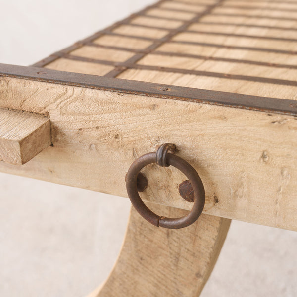 Vintage Teak Camel Cart