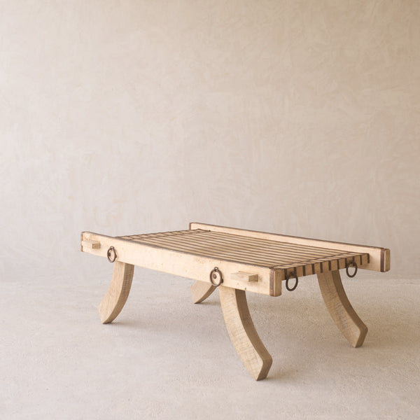 Vintage Teak Camel Cart