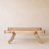 Vintage Teak Camel Cart