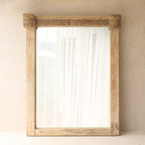 Vintage Teak Mirror | Natural