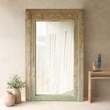 Vintage Teak Mirror | Natural
