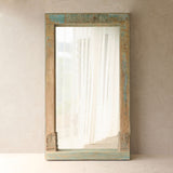 Vintage Teak Mirror | Natural