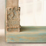 Vintage Teak Mirror | Natural