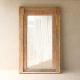 Vintage Teak Mirror | Natural
