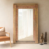 Vintage Teak Mirror | Natural