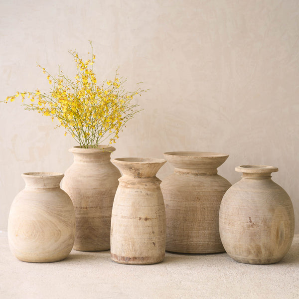Vintage Wooden Pot
