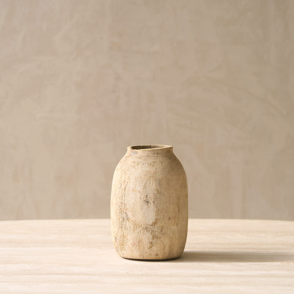 Vintage Wooden Pot