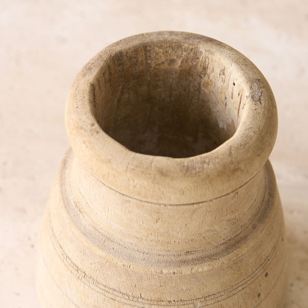 Vintage Wooden Pot
