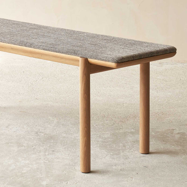 Folk Bench | Bespoke Fabric & Leather