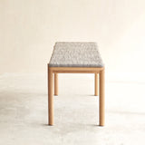 Folk Bench | Bespoke Fabric & Leather