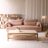 Island Fabric Sofa | Apricot