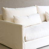 Island Fabric Sofa | Blanc