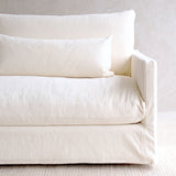 Island Fabric Sofa | Blanc