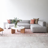 Sketch baker L shape fabric sofa bespoke - Originals Furniture Singapore