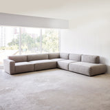 Sketch baker L shape fabric sofa bespoke - Originals Furniture Singapore