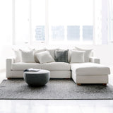 Beccy Fabric L Shape Sofa | Ivory (290cm)