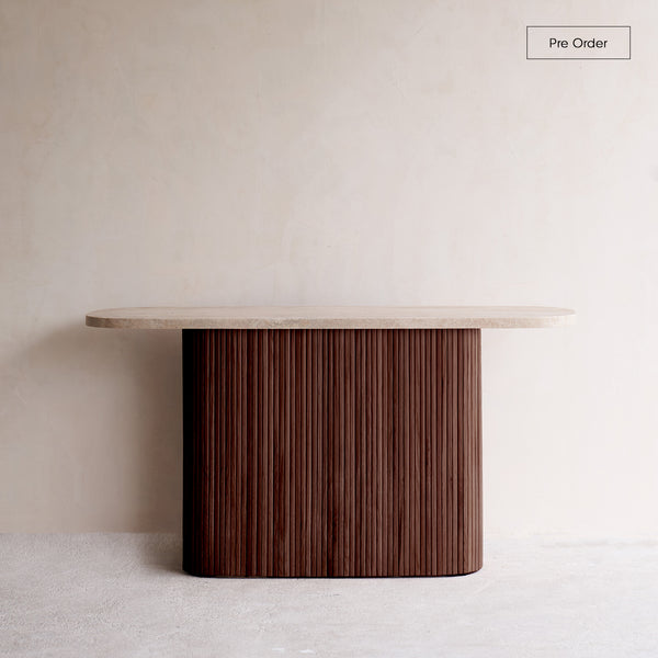 Gion Console | Walnut Stained Base - Bespoke (140cm)