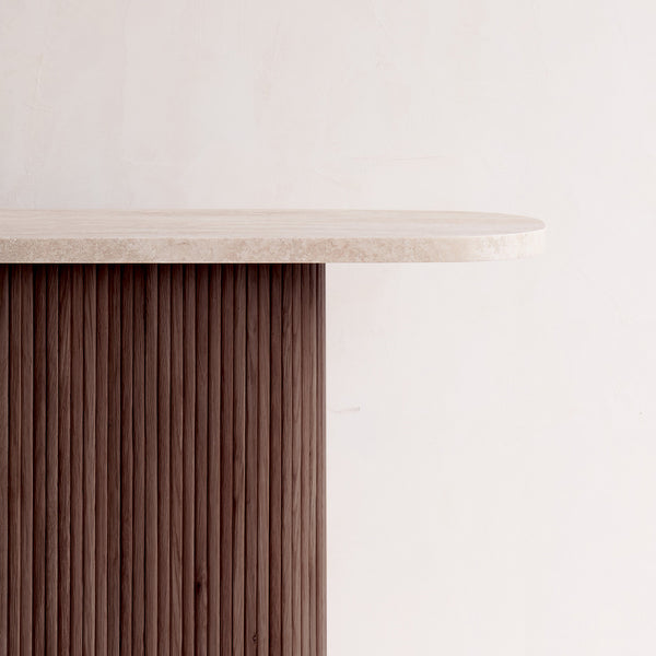 Gion Console | Walnut Stained Base - Bespoke (140cm)
