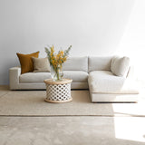 Sketch hansen L shape fabric sofa in sand - Originals Furniture Singapore