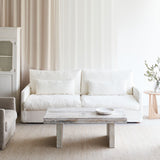 Island Fabric Sofa | Blanc