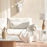 Island Fabric Sofa | Blanc