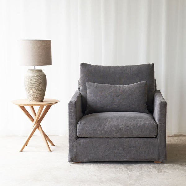 Island Fabric Armchair | Iron