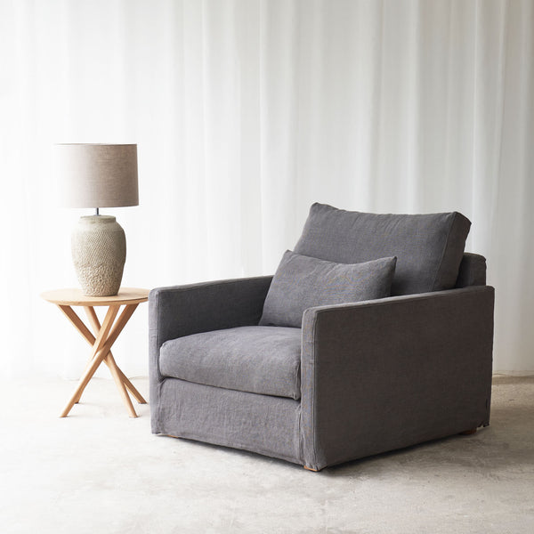 Island Fabric Armchair | Iron