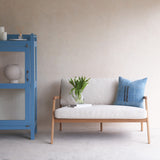 Nysse Sofa | 2 Seater - Bespoke Fabric & Leather (135cm)