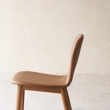 Puddle Leather Dining Chair | Oak Frame - Canyon