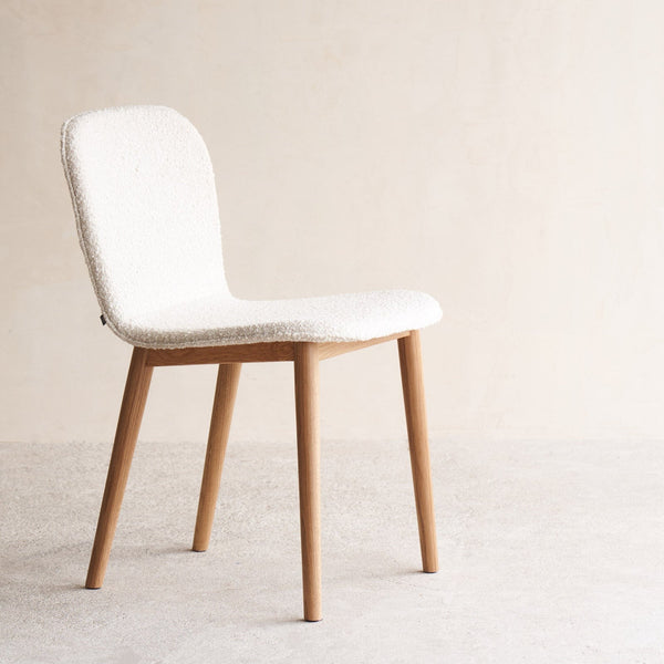 Puddle Dining Chair | Oak Frame - Milk