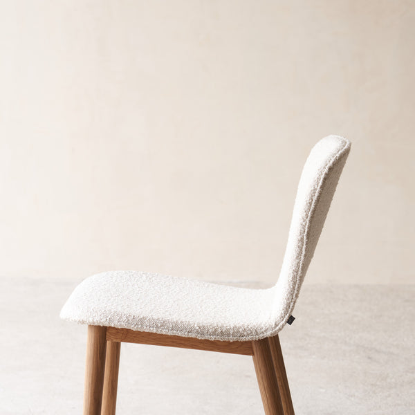 Puddle Dining Chair | Oak Frame - Milk