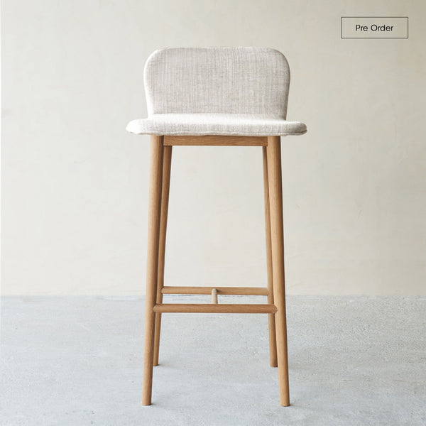 Puddle Bar Stool | Oak Frame - Bespoke