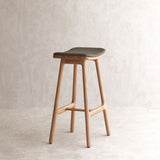 Odd Counter Stool | Oak Frame - Bespoke Leather