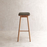 Odd Counter Stool | Oak Frame - Bespoke Leather