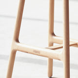 Odd Counter Stool | Oak Frame - Bespoke Fabric