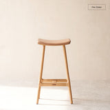 Odd Bar Stool | Oak Frame - Bespoke Leather