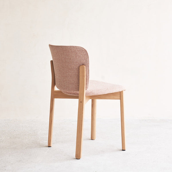 Pinta Dining Chair | Pink, Oak Frame