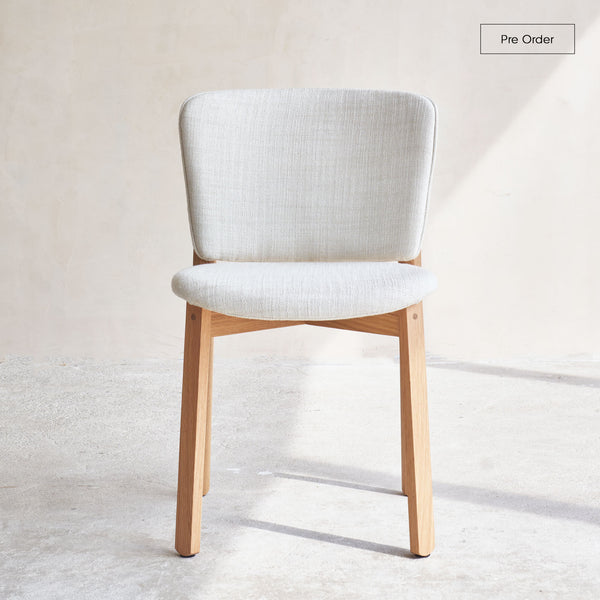 Pinta Dining Chair | Oak - Bespoke Fabric