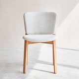 Sketch Pinta Dining Chair Oak with Bespoke Custom Fabric from Originals Furniture Singapore