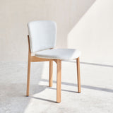 Sketch Pinta Dining Chair Oak with Bespoke Custom Fabric from Originals Furniture Singapore