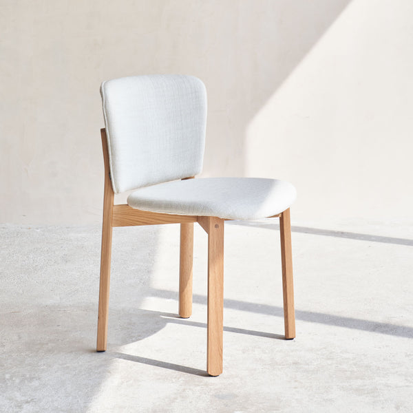 Sketch Pinta Dining Chair Oak with Bespoke Custom Fabric from Originals Furniture Singapore
