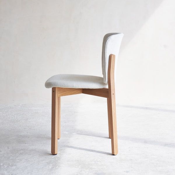 Sketch Pinta Dining Chair Oak with Bespoke Custom Fabric from Originals Furniture Singapore