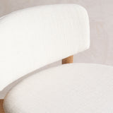 Pinta Fabric Bar Stool | Oak Frame - Gesso