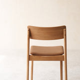 Poise Leather Dining Chair | Oak Frame - Pecan - Originals Furniture