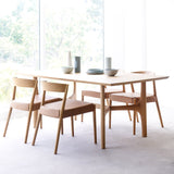 Sketch Ronda Dining Chair Oak Frame Bespoke Leather Custom from Originals Furniture Singapore