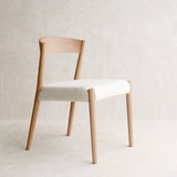 Ronda Fabric Dining Chair | Oak Frame - Sand