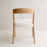 Ronda Fabric Dining Chair | Oak Frame - Sand
