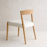 Ronda Fabric Dining Chair | Oak Frame - Sand