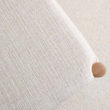 Ronda Fabric Dining Chair | Oak Frame - Sand